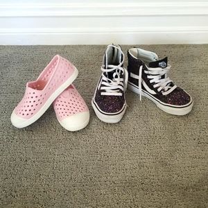Girls shoe bundle. Van's and Old Navy size 11